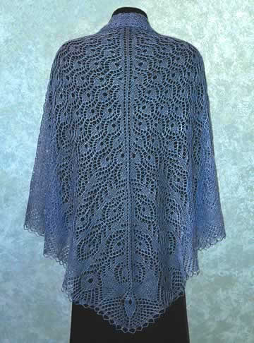 Peacock Feathers Shawl
