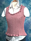 Ruffly Lace Vest