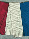 Three Ripple Scarves