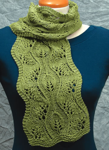 Wavy Leaf Scarf